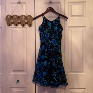 Blue Floral Dress